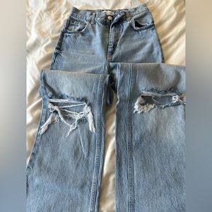 Zara wide leg jeans